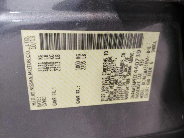 Photo 10 from auction – 2014 NISSAN MAXIMA S with VIN 1N4AA5AP9EC440739