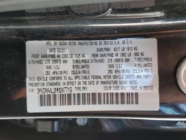 Photo 10 from auction – 2021 MAZDA CX-30 with VIN 3MVDMAAL2MM247719
