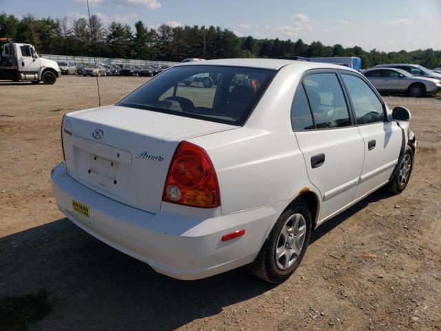 Photo 4 from auction – 2005 HYUNDAI ACCENT GL with VIN KMHCG45C95U600644