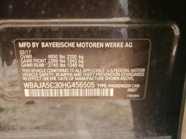 Photo 10 from auction – 2017 BMW BMW M5 with VIN WBAJA5C30HG456505