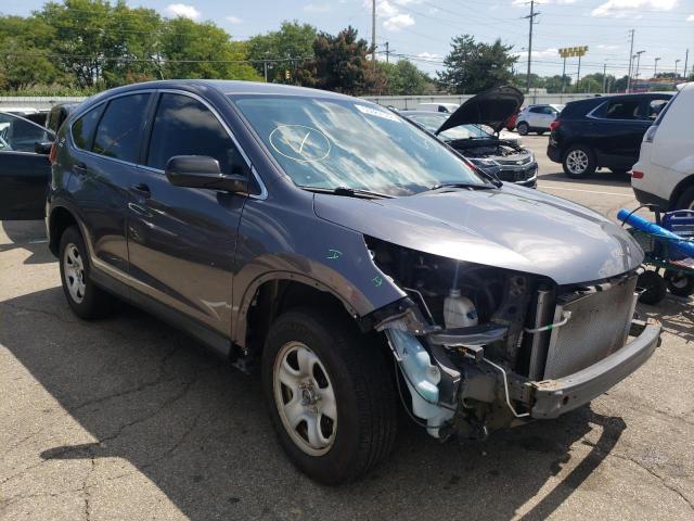 HONDA CR-V LX 2016 with VIN 2HKRM4H32GH637972 - Photo from auction