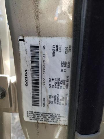 Photo 10 from auction – 2004 VOLVO XC70 with VIN YV1SZ59HX41127482