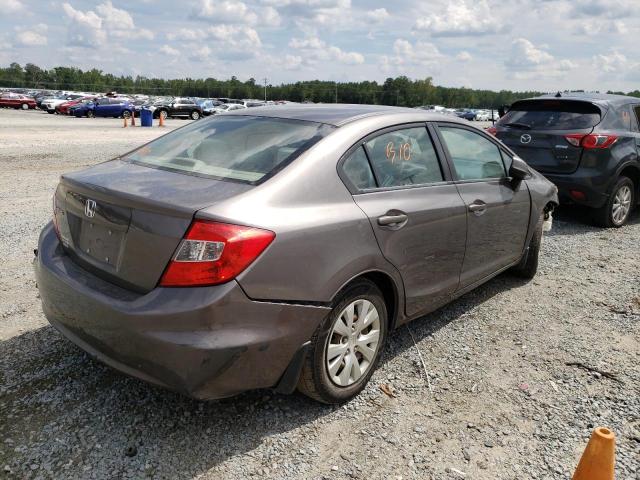 Photo 4 from auction – 2012 HONDA CIVIC LX with VIN 19XFB2F53CE110166