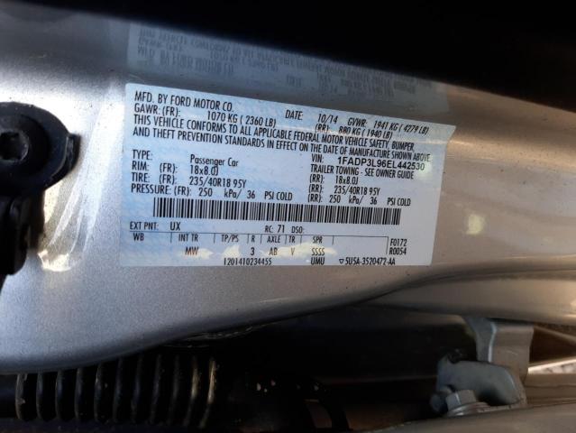 Foto 10 de la subasta – 2014 FORD FOCUS ST con VIN 1FADP3L96EL442530