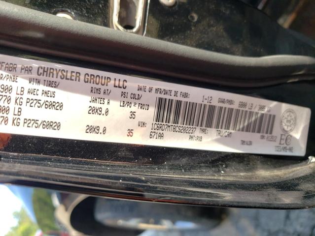 Photo 10 from auction – 2012 DODGE RAM 1500 S with VIN 1C6RD7MT8CS202237