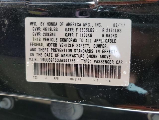 Photo 10 from auction – 2018 ACURA TLX TECH with VIN 19UUB2F53JA001585