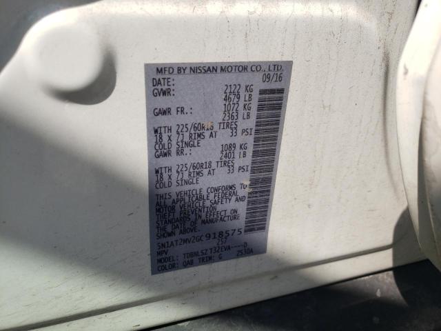 Photo 10 from auction – 2016 NISSAN ROGUE S with VIN 5N1AT2MV2GC918575