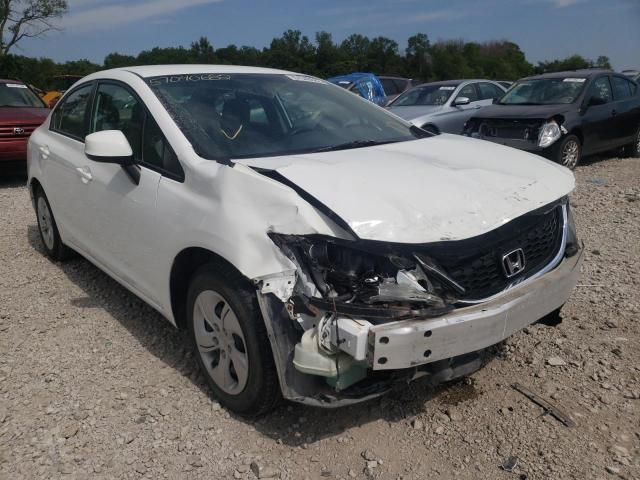 HONDA CIVIC LX 2013 with VIN 19XFB2F51DE046422 - Photo from auction