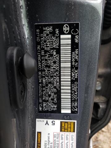 Photo 10 from auction – 2018 TOYOTA PRIUS with VIN JTDKARFU9J3055583