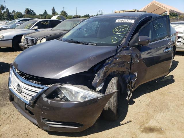Photo 2 from auction – 2015 NISSAN SENTRA S with VIN 3N1AB7AP7FL693926