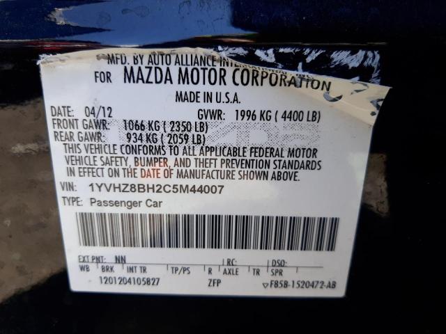 Photo 10 from auction – 2012 MAZDA 6 I with VIN 1YVHZ8BH2C5M44007
