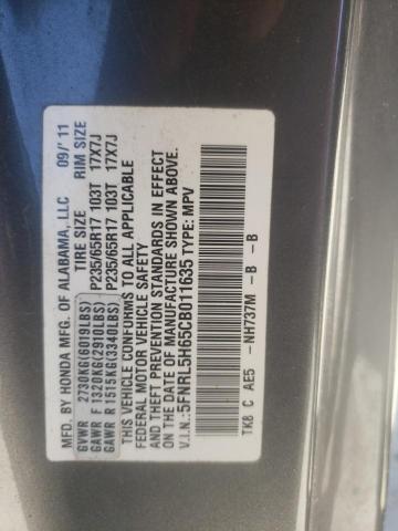 Photo 10 from auction – 2012 HONDA ODYSSEY EX with VIN 5FNRL5H65CB011635