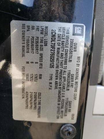 Photo 10 from auction – 2007 CHEVROLET EQUINOX LT with VIN 2CNDL73F276029126