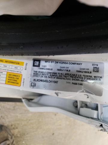 Photo 10 from auction – 2020 CHEVROLET SPARK ACTI with VIN KL8CH6SA5LC411047