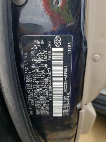Photo 10 from auction – 2004 TOYOTA AVALON XL with VIN 4T1BF28B54U363672