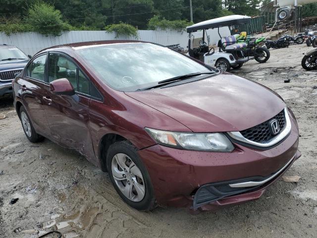 HONDA CIVIC LX 2013 with VIN 19XFB2F56DE045489 - Photo from auction