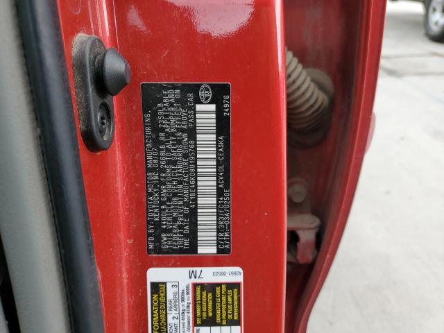 Photo 10 from auction – 2008 TOYOTA CAMRY with VIN 4T1BE46K08U195768