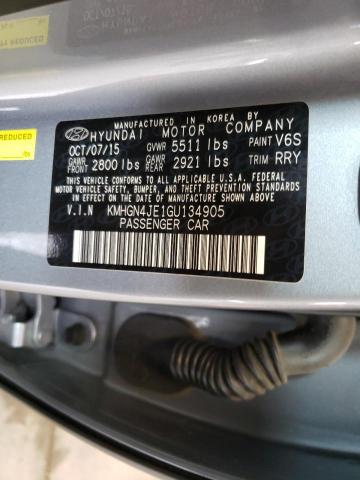 Photo 10 from auction – 2016 HYUNDAI GENESIS 3. with VIN KMHGN4JE1GU134905