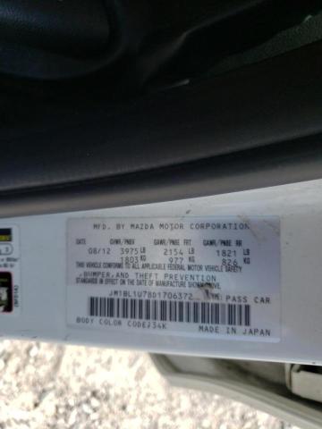 Photo 10 from auction – 2013 MAZDA 3 I with VIN JM1BL1U78D1706372