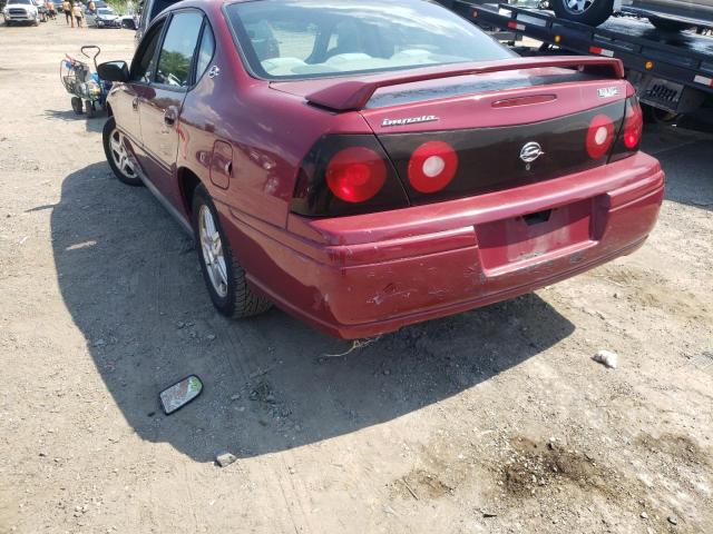 Photo 3 from auction – 2005 CHEVROLET IMPALA with VIN 2G1WF52E059290616