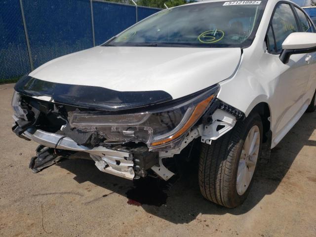 Photo 9 from auction – 2022 TOYOTA COROLLA LE with VIN 5YFBPMBE8NP338795