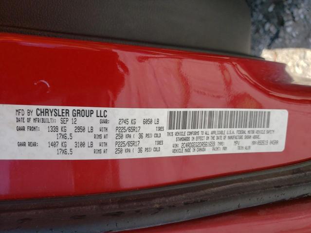 صورة رقم 10 من المزاد - 2013 DODGE GRAND CARA مع VIN 2C4RDGEG2DR561659
