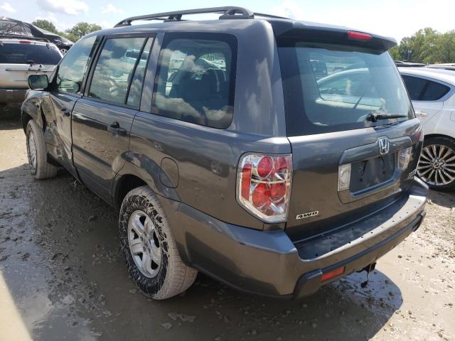 Photo 3 from auction – 2007 HONDA PILOT LX with VIN 2HKYF18167H506806