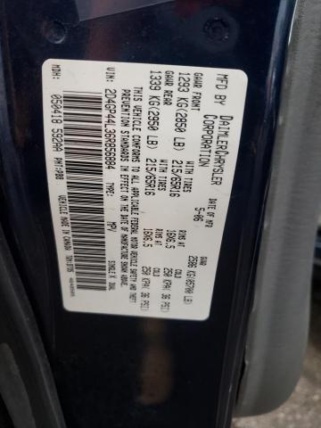 Photo 10 from auction – 2006 DODGE GRAND CARA with VIN 2D4GP44L36R856884
