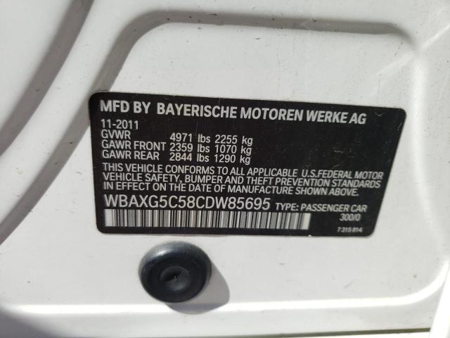 Фото 10 с аукциона – 2012 BMW 528 I с VIN WBAXG5C58CDW85695