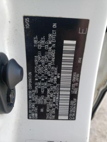 Photo 10 from auction – 2006 LEXUS LX 470 with VIN JTJHT00W664010173