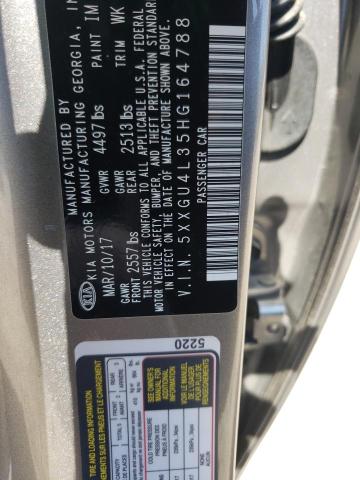 Photo 10 from auction – 2017 KIA OPTIMA EX with VIN 5XXGU4L35HG164788