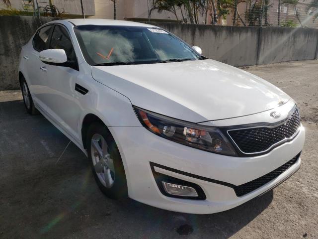 KIA OPTIMA LX 2015 with VIN 5XXGM4A76FG444304 - Photo from auction