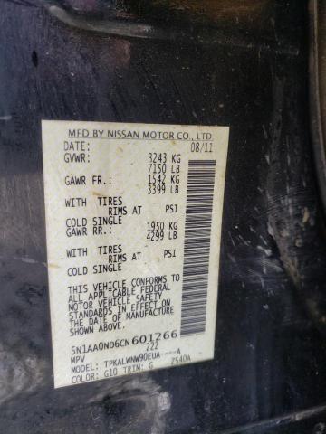 Photo 10 from auction – 2012 NISSAN ARMADA PLA with VIN 5N1AA0ND6CN601266