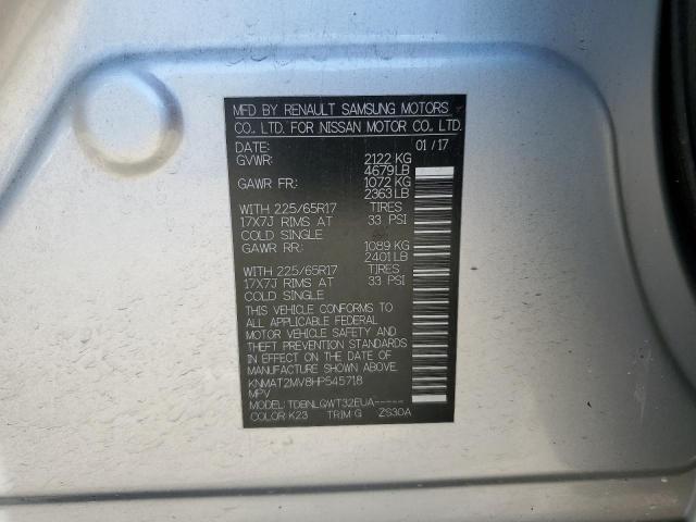 Photo 10 from auction – 2017 NISSAN ROGUE S with VIN KNMAT2MV8HP545718