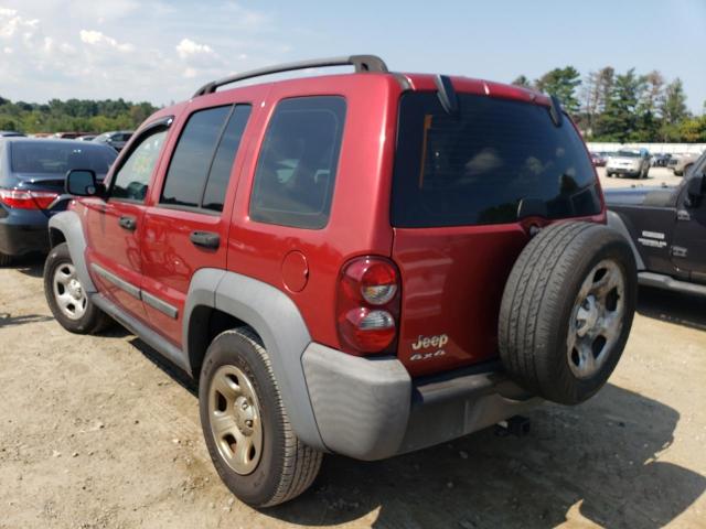 Photo 3 from auction – 2007 JEEP LIBERTY SP with VIN 1J4GL48K17W515593