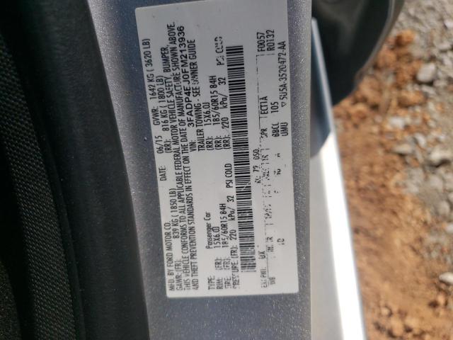 Photo 10 from auction – 2015 FORD FIESTA SE with VIN 3FADP4EJ0FM213936