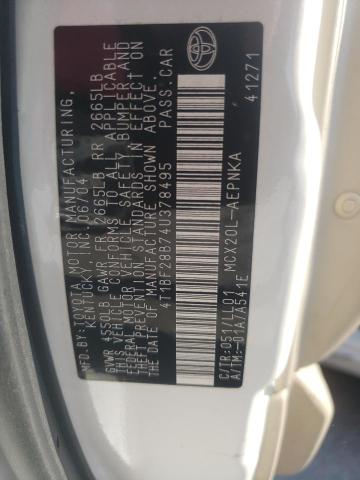 Фото 10 с аукциона – 2004 TOYOTA AVALON с VIN 4T1BF28B74U378495