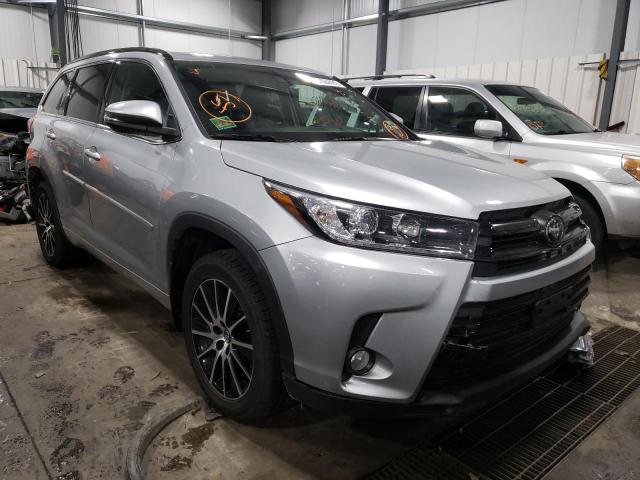 Photo 1 from auction – 2017 TOYOTA HIGHLANDER with VIN 5TDJZRFHXHS461162