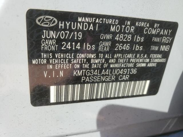 Photo 10 from auction – 2020 GENESIS G70 ELITE with VIN KMTG34LA4LU049136