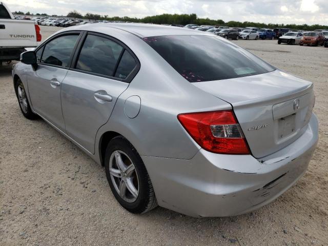 Photo 3 from auction – 2012 HONDA CIVIC LX with VIN 19XFB2F51CE043437