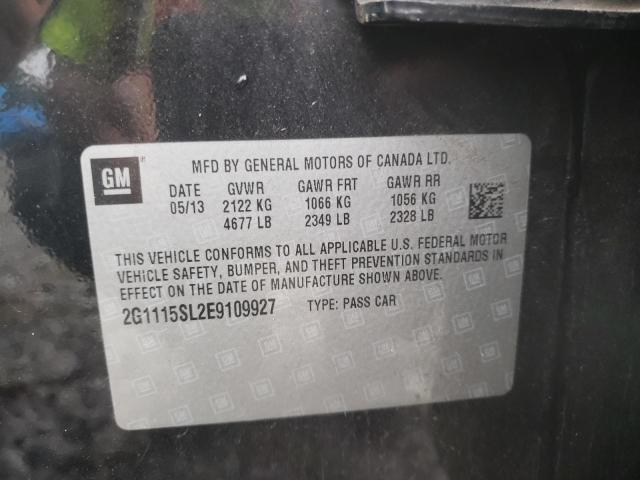Photo 10 from auction – 2014 CHEVROLET IMPALA LT with VIN 2G1115SL2E9109927