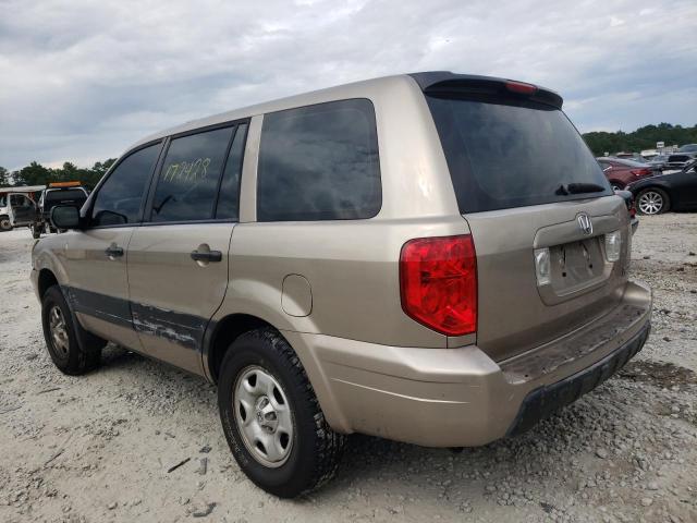 Photo 3 from auction – 2005 HONDA PILOT LX with VIN 2HKYF18135H566958
