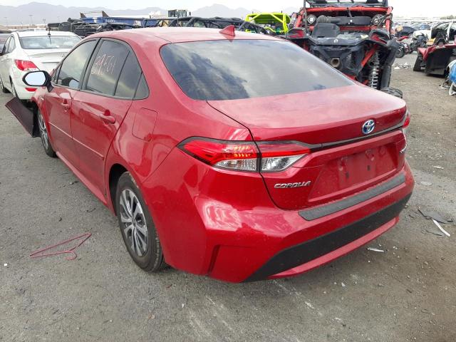 Photo 3 from auction – 2021 TOYOTA COROLLA LE with VIN JTDEAMDE9MJ032171