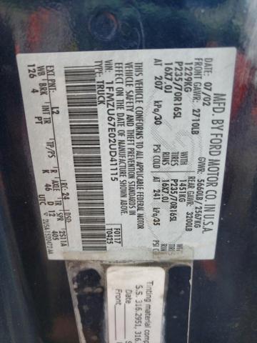 Photo 10 from auction – 2002 FORD EXPLORER S with VIN 1FMZU67E02UD41115