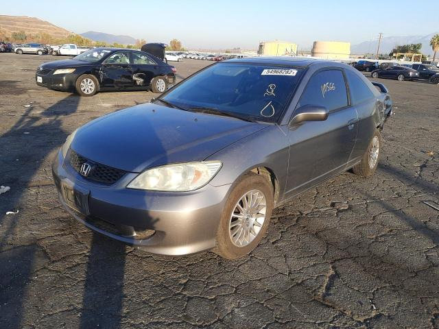 Photo 2 from auction – 2005 HONDA CIVIC EX with VIN 1HGEM22975L061354