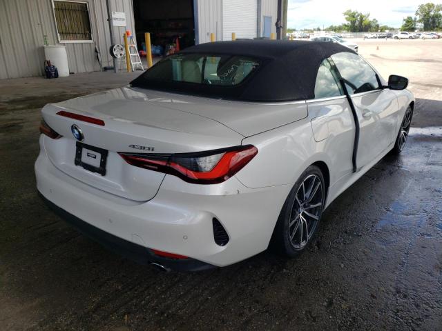 Photo 4 from auction – 2022 BMW 430I with VIN WBA23AT08NCH88551