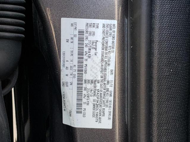 Photo 10 from auction – 2013 FORD FOCUS SE with VIN 1FADP3K28DL196079