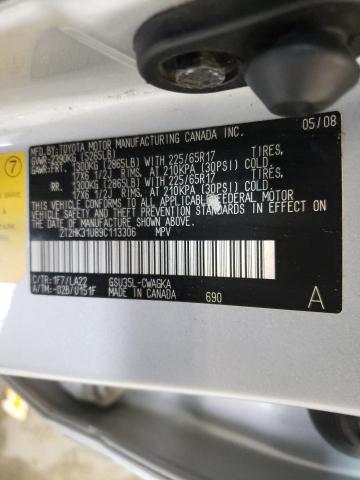 Photo 10 from auction – 2009 LEXUS RX 350 with VIN 2T2HK31U89C113306