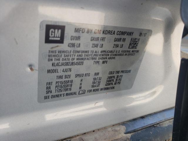 Photo 10 from auction – 2018 BUICK ENCORE PRE with VIN KL4CJASB2JB545020