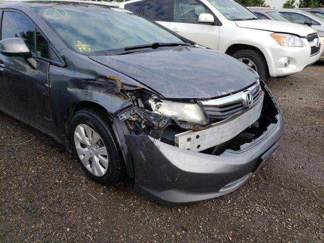 Photo 9 from auction – 2012 HONDA CIVIC LX with VIN 2HGFB2F40CH057780
